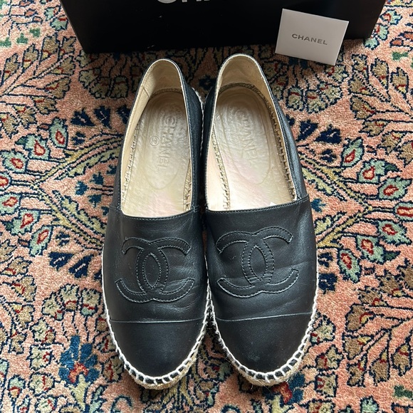 Black Chanel Espadrilles (Used - Very Good Condition) - Picture 7 of 9